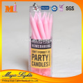 Sostenedor de la protección del medio ambiente Taper Birthday Candle en envase redondo